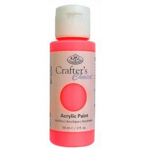 Farba akrylowa R&L Crafter's Choice 59ml, Różowa/Fluorescent Cochineal